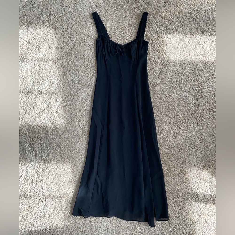 [REFORMATION] Peridot Side Slit Dress